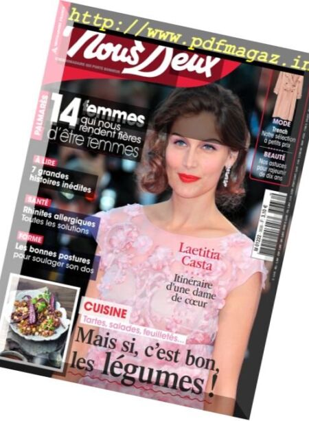 Nous Deux – 7 au 13 Mars 2017 Cover