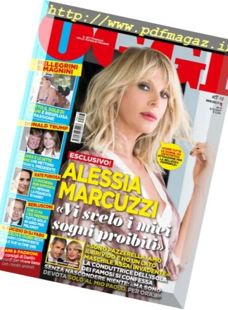 Oggi – 9 Marzo 2017 Cover