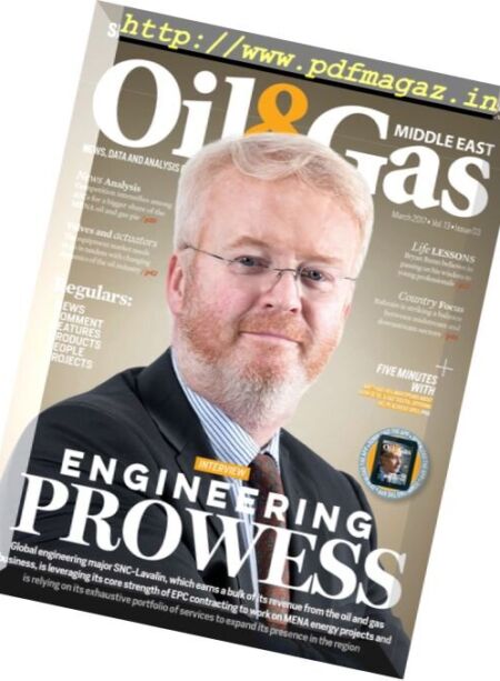 Oil & Gas Middle East – March 2017 Cover