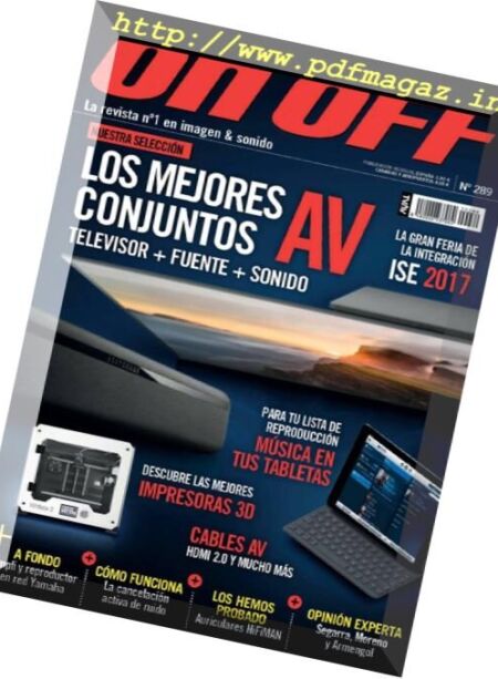 On Off – Marzo 2017 Cover
