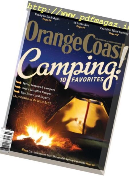Orange Coast Magazine – March 2017 Cover