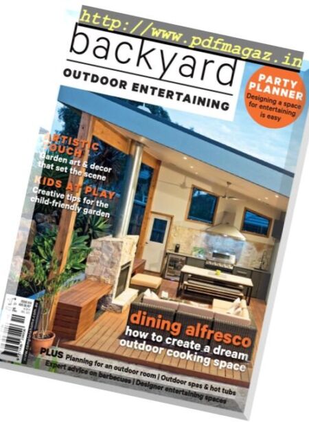 Outdoor Entertaining – Issue 10, 2017 Cover