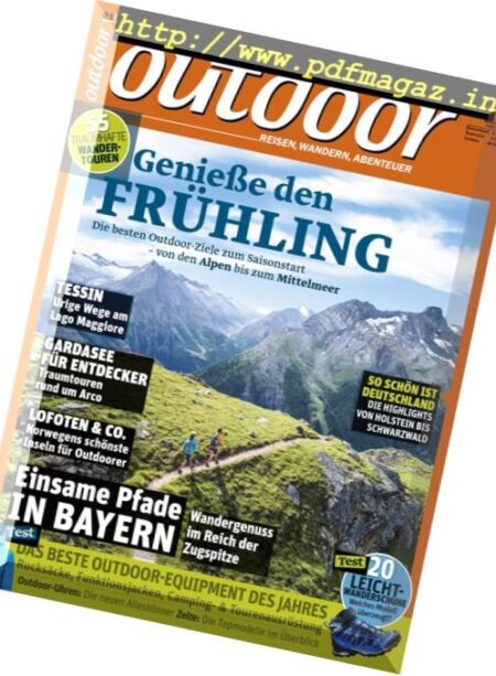 Outdoor – Marz 2017 Cover