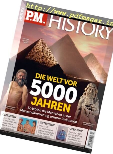 P.M. History – Marz 2017 Cover