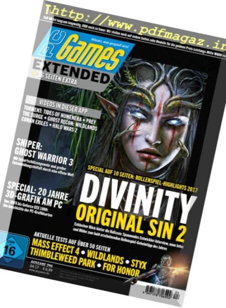 PC Games Germany – April 2017 Cover