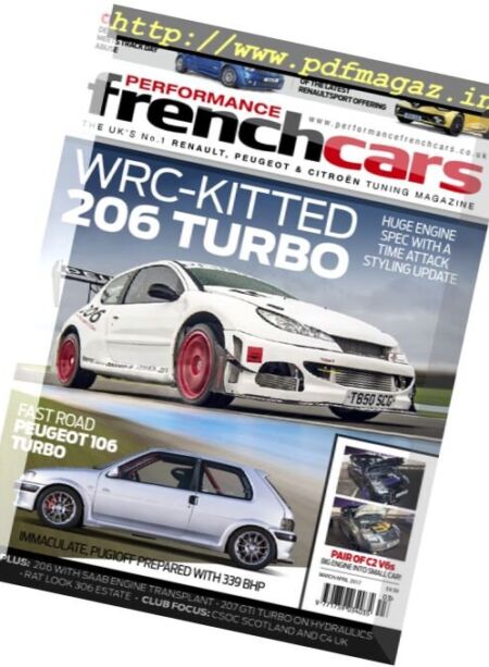 Performance French Cars – March-April 2017 Cover