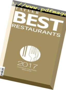 Philippine Tatler – Best Restaurants Guide 2017