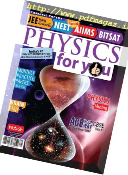Physics For You – March 2017 Cover