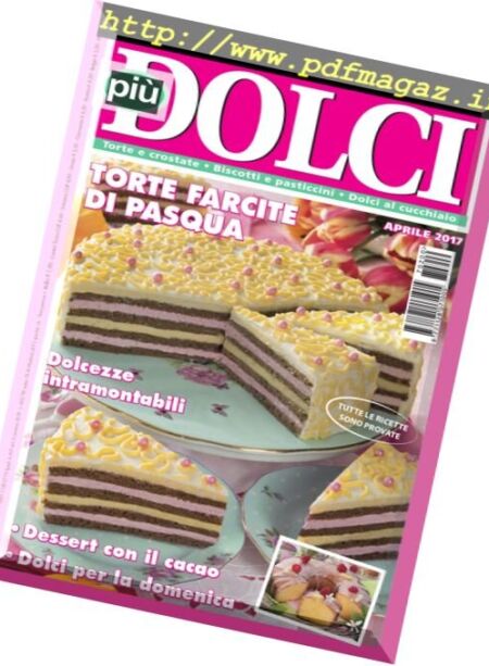 piuDOLCI – Aprile 2017 Cover