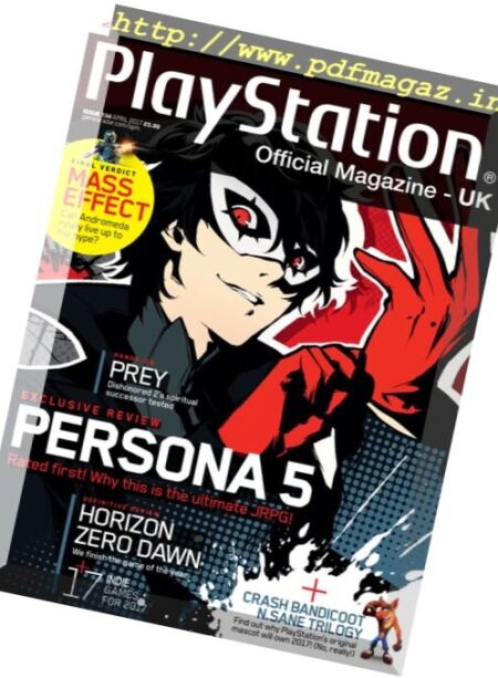 PlayStation Official Magazine UK – April 2017 Cover