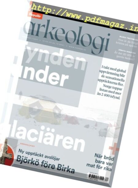 Popular Arkeologi – Nr.1, 2017 Cover