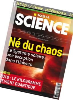 Pour la Science – Mars 2017