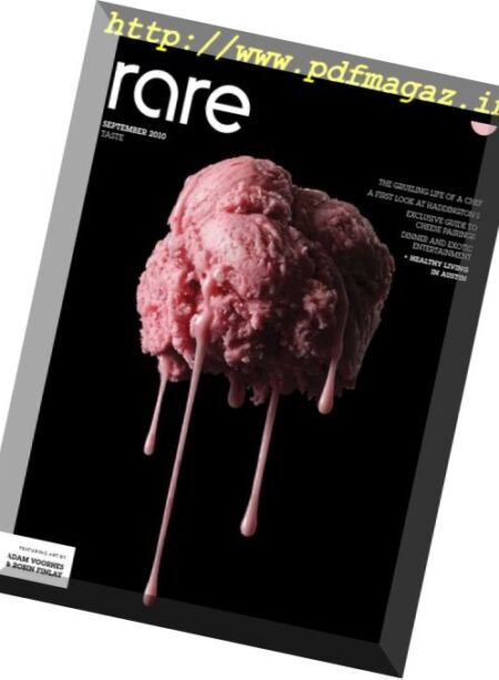 Rare Magazine – September 2010 Cover