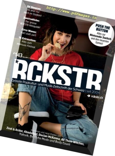 RCKSTR – Marz 2017 Cover
