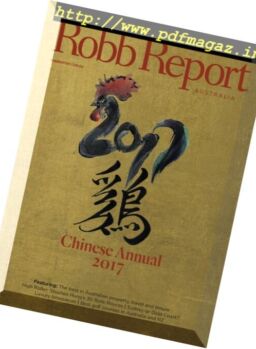 Robb Report Australia – Chinese Annual 2017