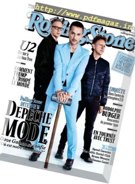 Rolling Stone France – Mars 2017 Cover