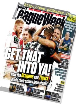 Rugby League Week – 9 March 2017