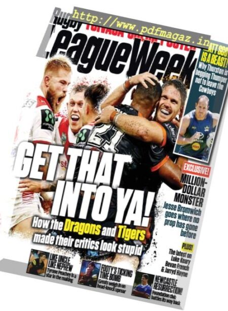 Rugby League Week – 9 March 2017 Cover