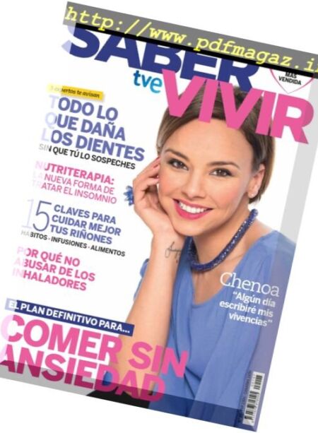 Saber Vivir – Marzo 2017 Cover