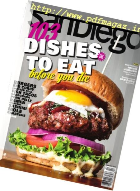 San Diego Magazine – February 2017 Cover