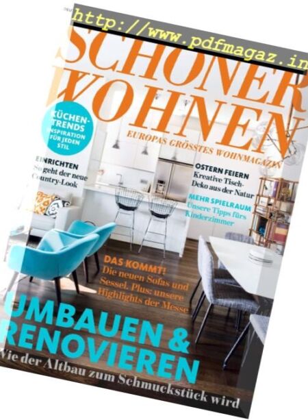 Schoner Wohnen – April 2017 Cover