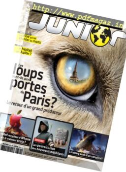 Science & Vie Junior – Avril 2017