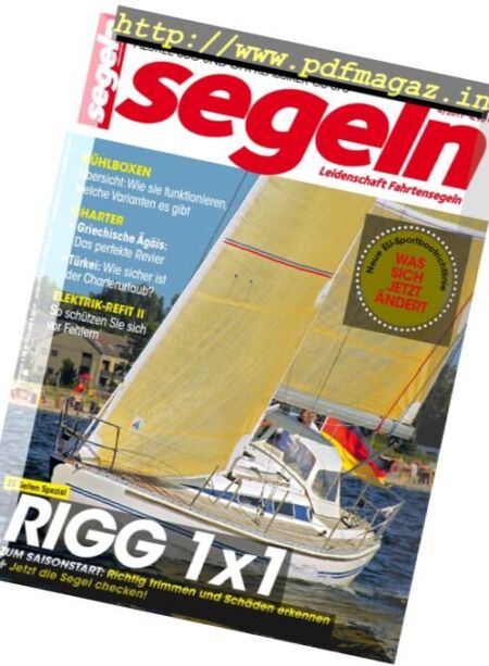 Segeln – April 2017 Cover