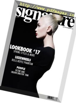 Signature – March 2017