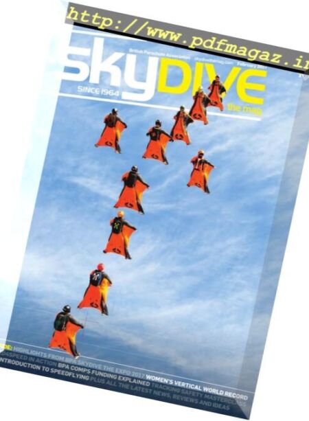 Skydive – February 2017 Cover