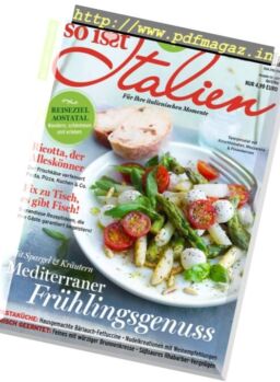 So isst Italien – April-Mai 2017