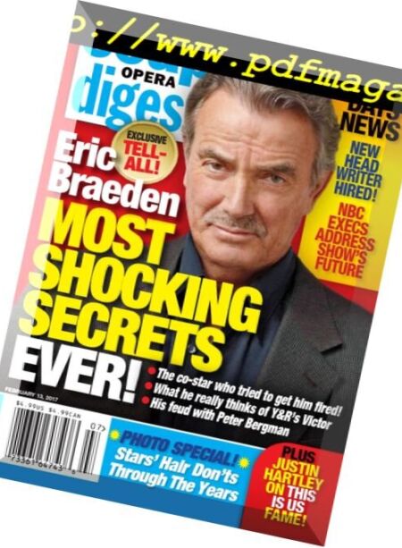 Soap Opera Digest – 13 February 2017 Cover