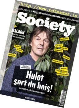 Society – 30 Mars au 12 Avril 2017