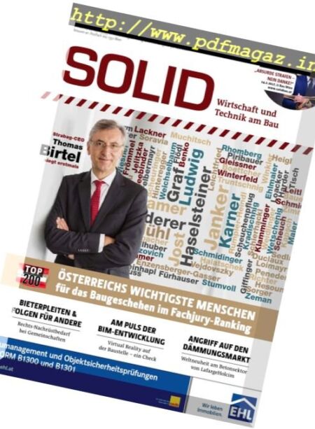 Solid – Februar 2017 Cover