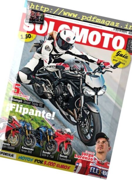 Solo Moto Actual – Marzo 2017 Cover
