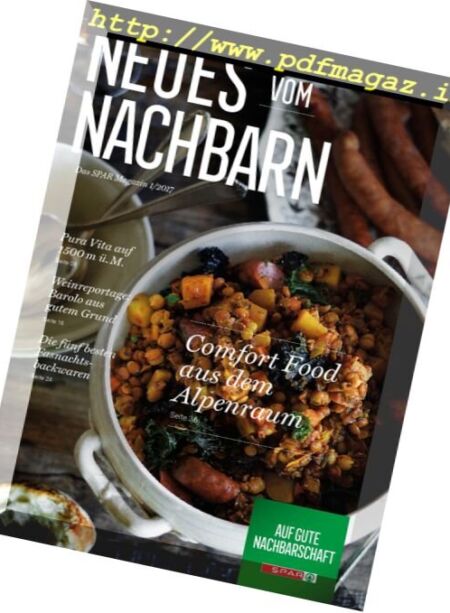 Spar Magazin – Nr.1, 2017 Cover