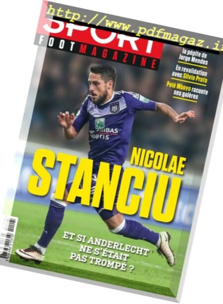 Sport Foot Magazine – 1 Fevrier 2017 Cover