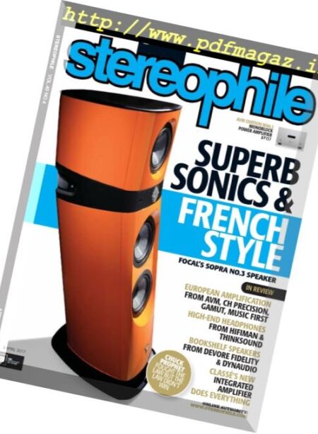Stereophile – April 2017 Cover