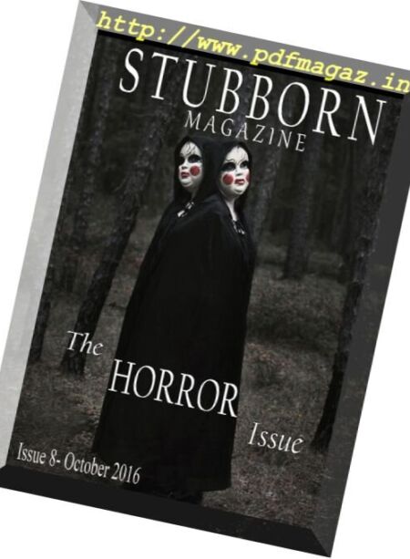 Stubborn Magazine – Issue 8, October 2016 Cover