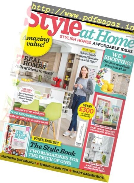 Style at Home UK – April 2017 Cover