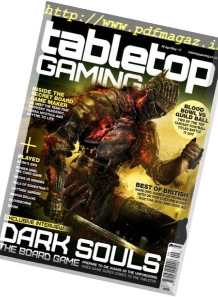 Tabletop Gaming – April-May 2017 Cover