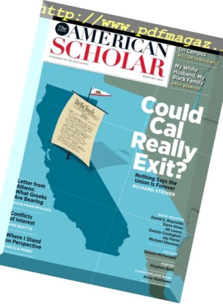 The American Scholar – Spring 2017 Cover