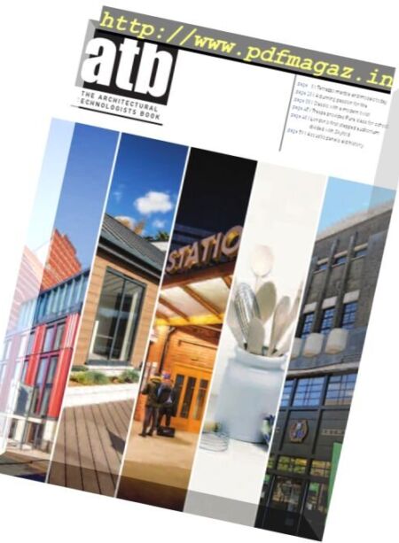 The Architectural Technologists Book (atb) – Issue 1, March 2017 Cover