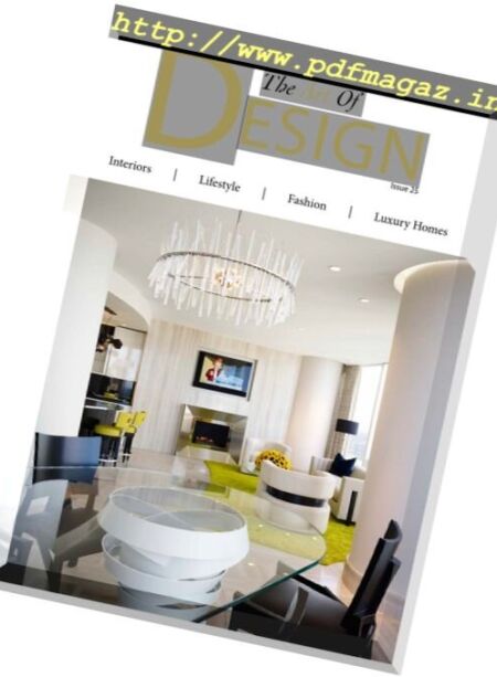The Art Of Design – Issue 25, 2017 Cover
