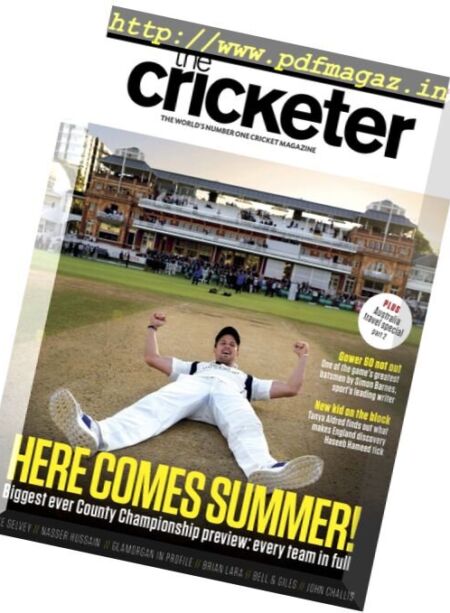 The Cricketer Magazine – April 2017 Cover