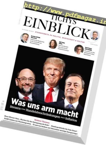 Tichys Einblick – Marz 2017 Cover