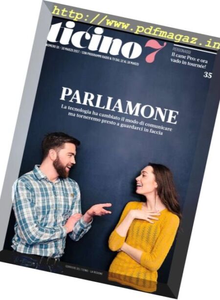Ticino 7 – 10 Marzo 2017 Cover
