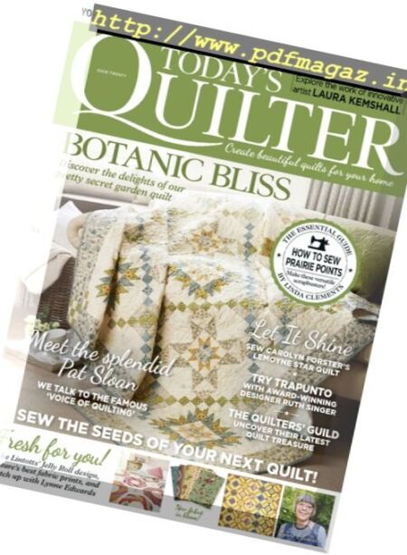 Today’s Quilter – Issue 20 2017 Cover