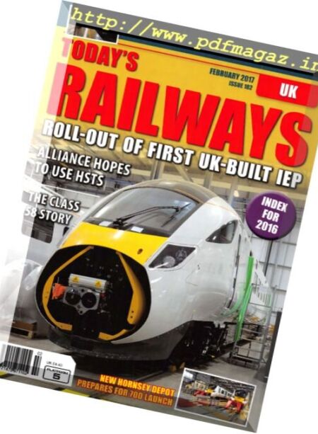 Todays Railways UK – February 2017 Cover