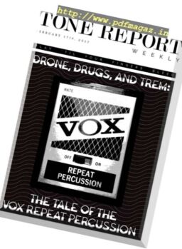 Tone Report Weekly – Issue 167, 17 February 2017