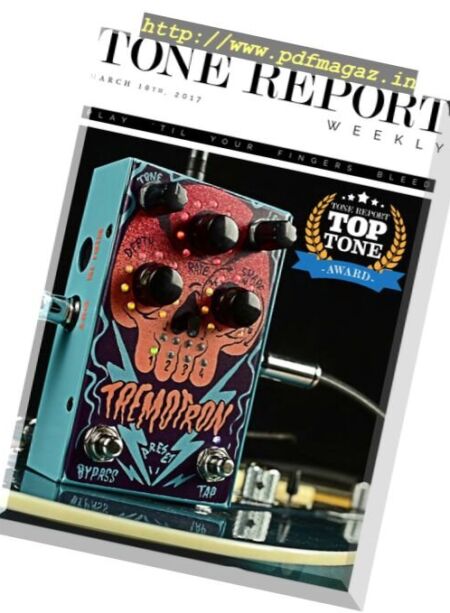 Tone Report Weekly – Issue 170, 10 March 2017 Cover